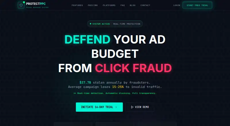 The ProtectPPC homepage