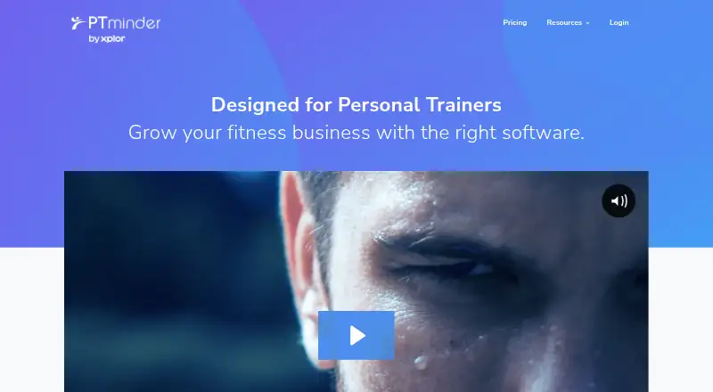The PTminder homepage