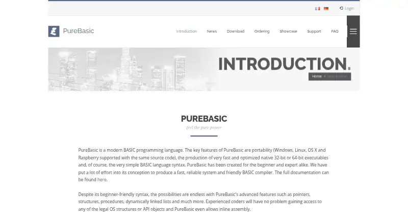The PureBasic homepage