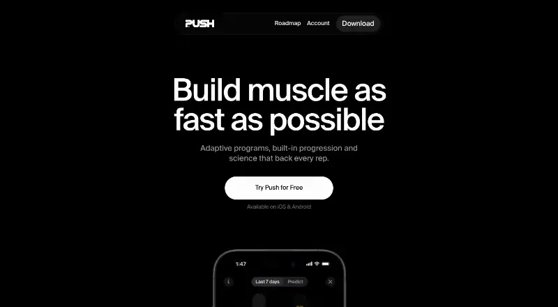 The PUSH homepage