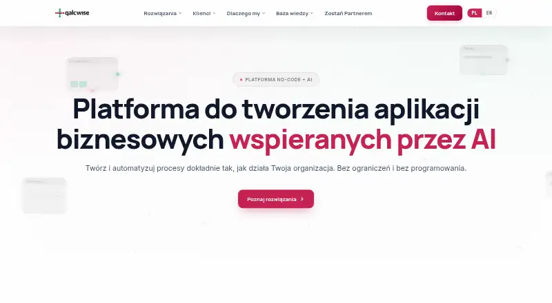 The Qalcwise homepage