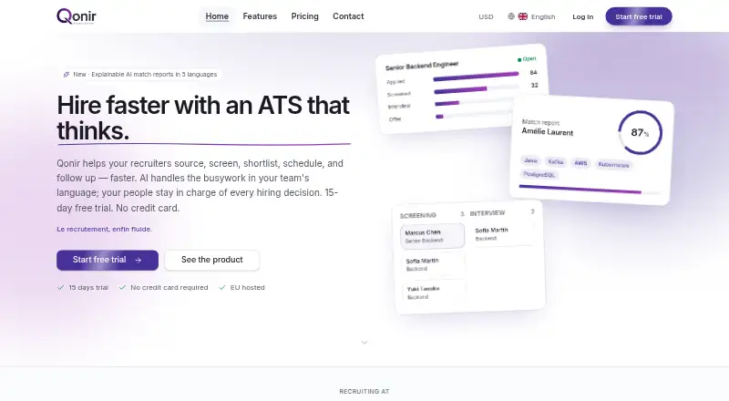 The Qonir homepage