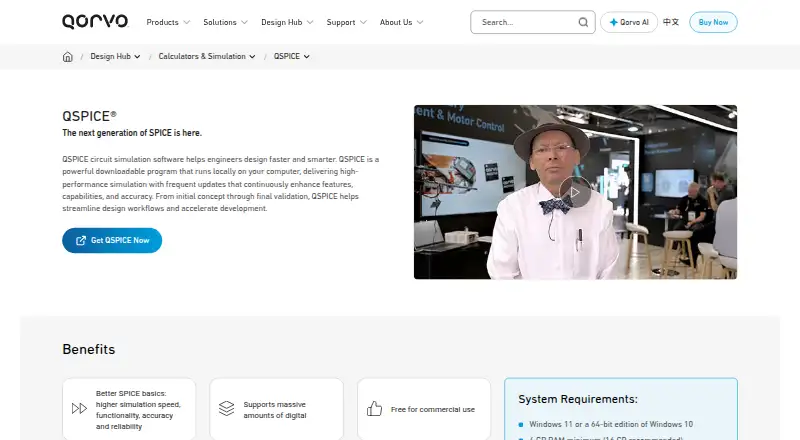 The QSPICE homepage