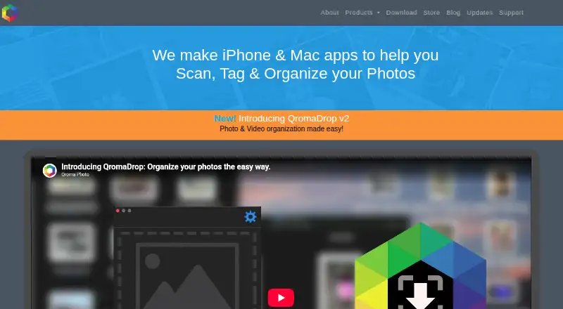 The QromaTag homepage