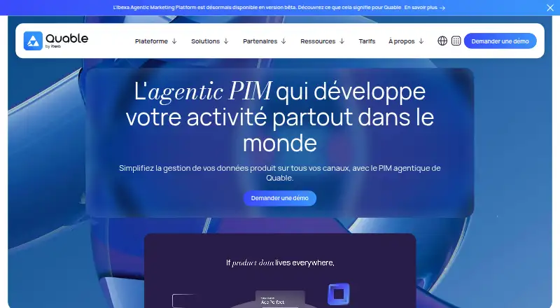 The Quable PIM homepage