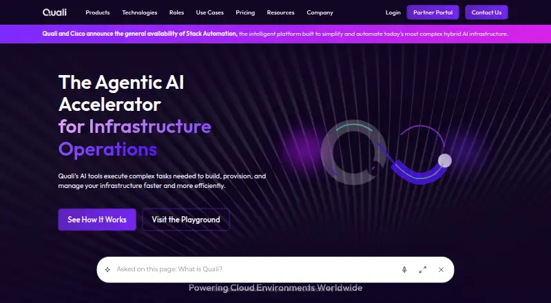 The Quali Torque homepage
