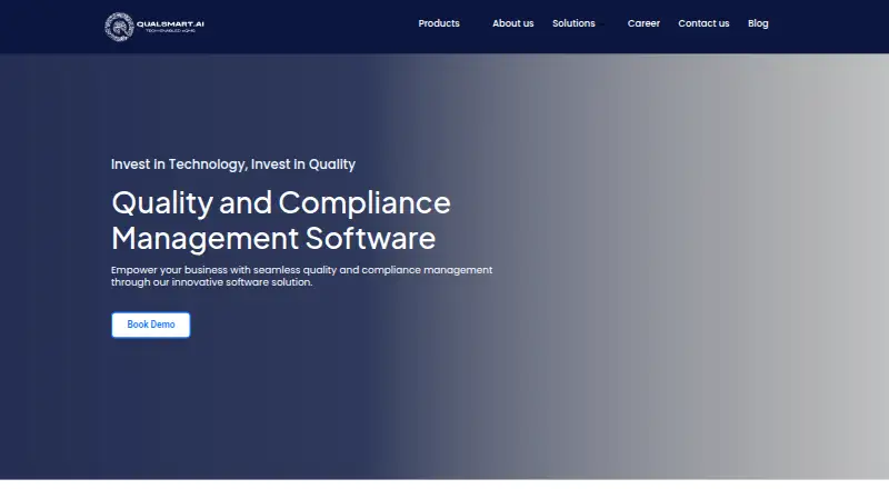 The Qualsmart homepage