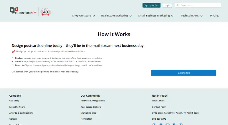 The QuantumDigital homepage