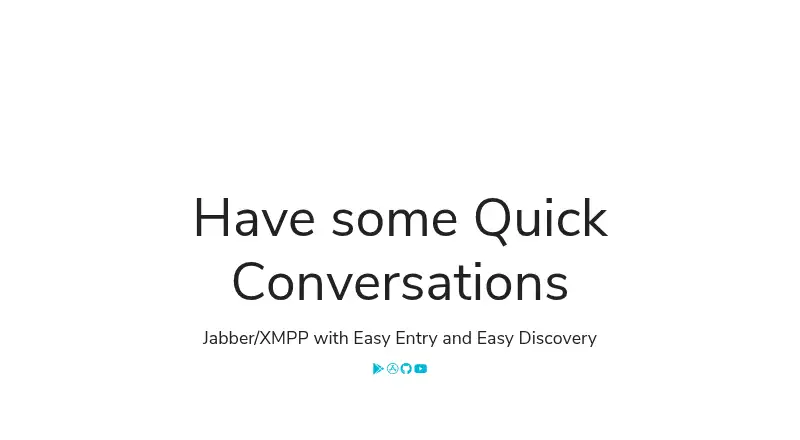 The Quicksy homepage