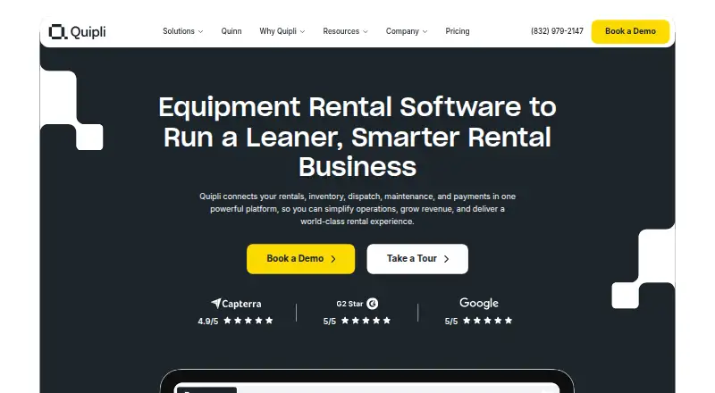 The Quipli homepage