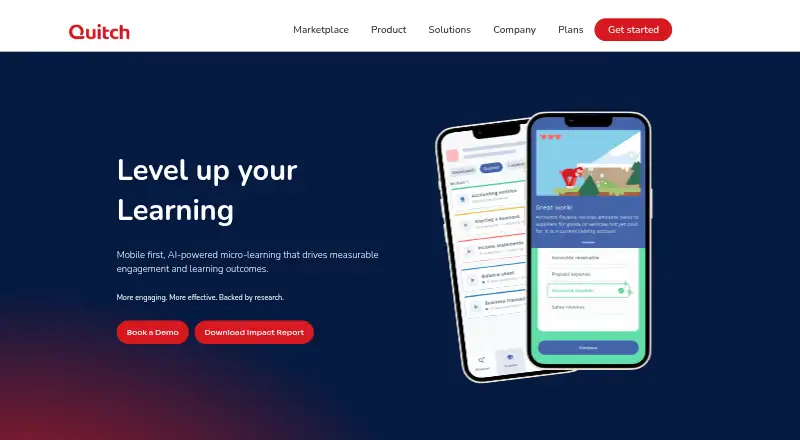The Quitch homepage