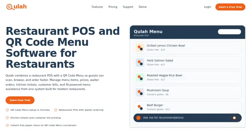 The Qulah homepage