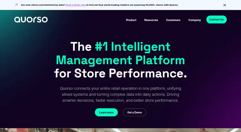 The Quorso homepage