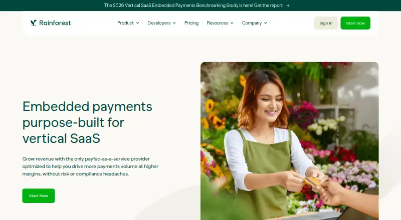 The Rainforest homepage