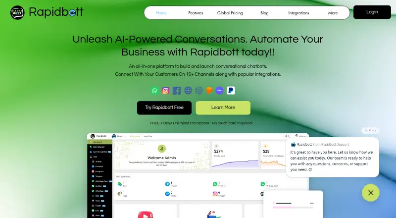 The Rapidbott homepage