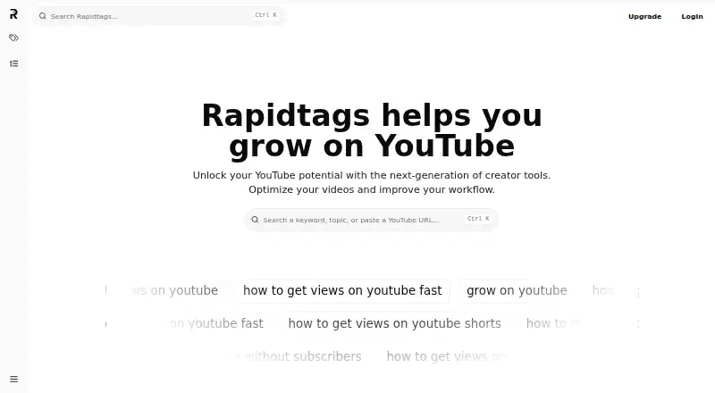 The Rapidtags homepage