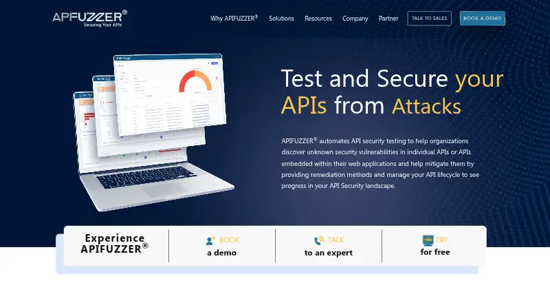 The RapiFuzz APIFuzzer homepage