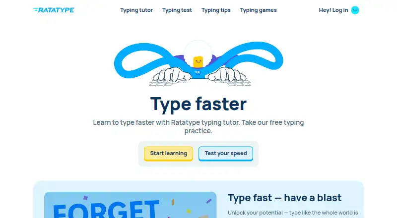 The Ratatype homepage
