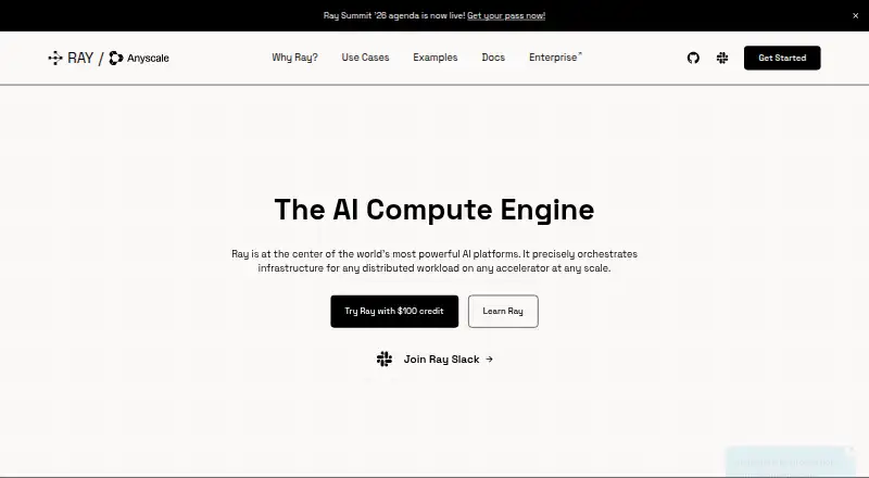 The Ray Train homepage