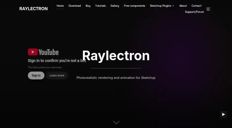 The Raylectron homepage