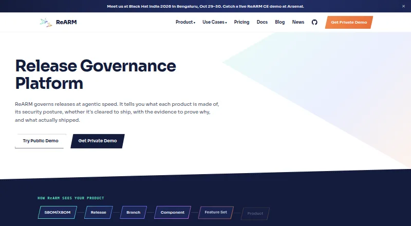 The ReARM homepage