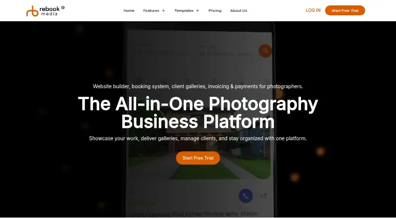 The RebookMedia homepage