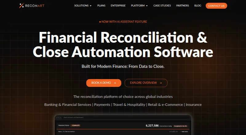 The ReconArt homepage