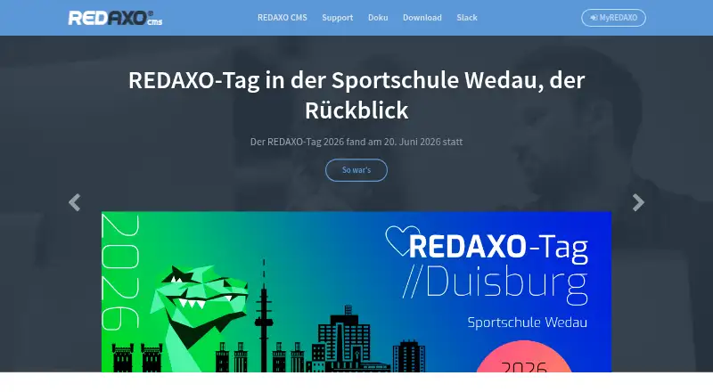 The REDAXO homepage