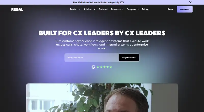 The Regal homepage