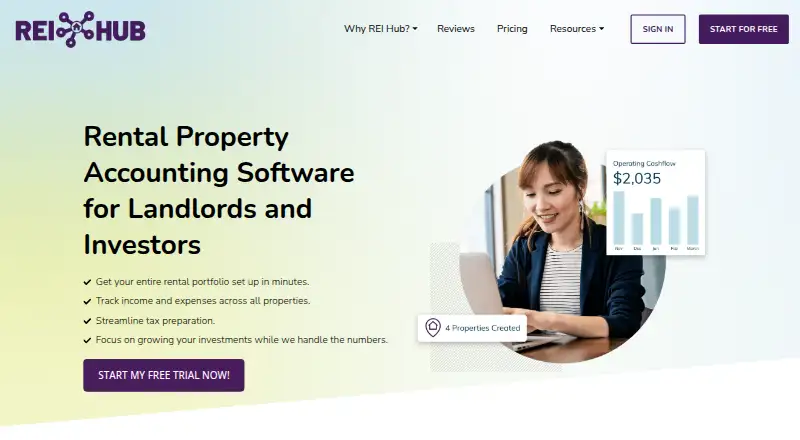 The REI Hub homepage