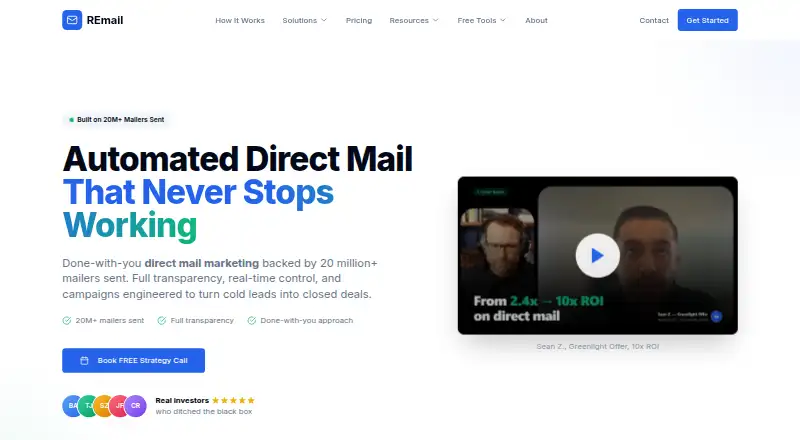 The REmail homepage