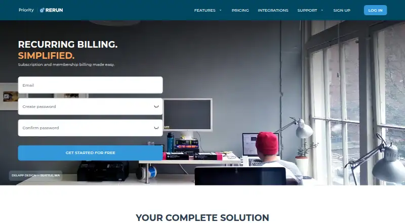 The Rerun homepage