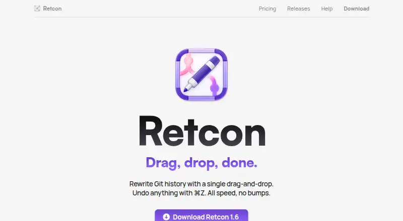 The Retcon homepage