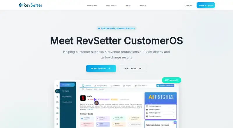 The RevSetter homepage