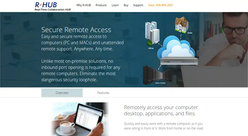 The R-HUB TurboMeeting homepage