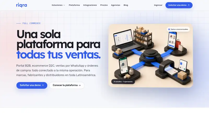 The Riqra homepage