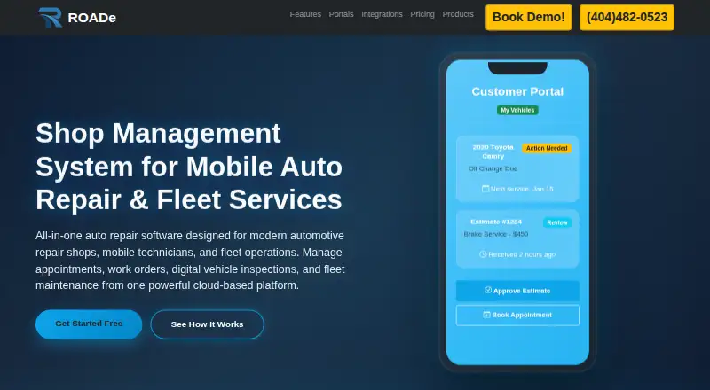 The ROADe homepage