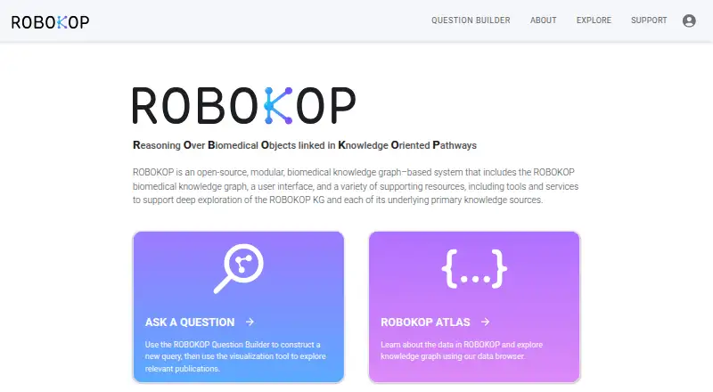 The ROBOKOP homepage
