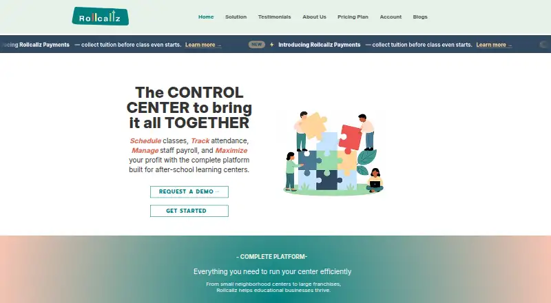 The Rollcallz homepage