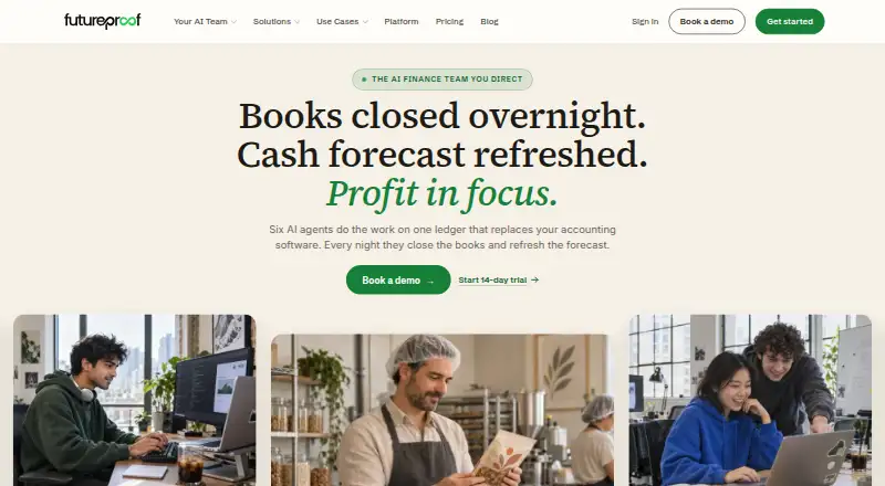 The Futureproof homepage