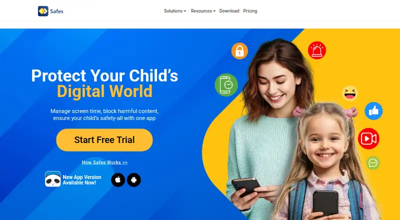 The Safes homepage