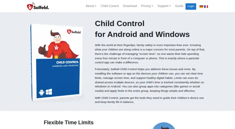 The Salfeld Child Control homepage