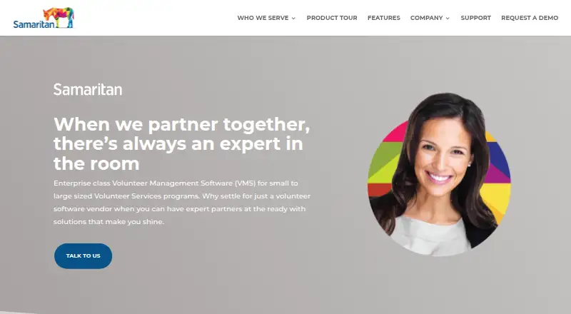 The Samaritan homepage