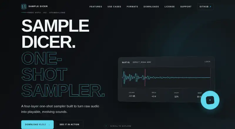 The Sample Dicer homepage