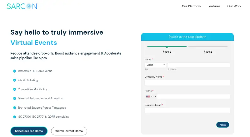 The Sarcon homepage