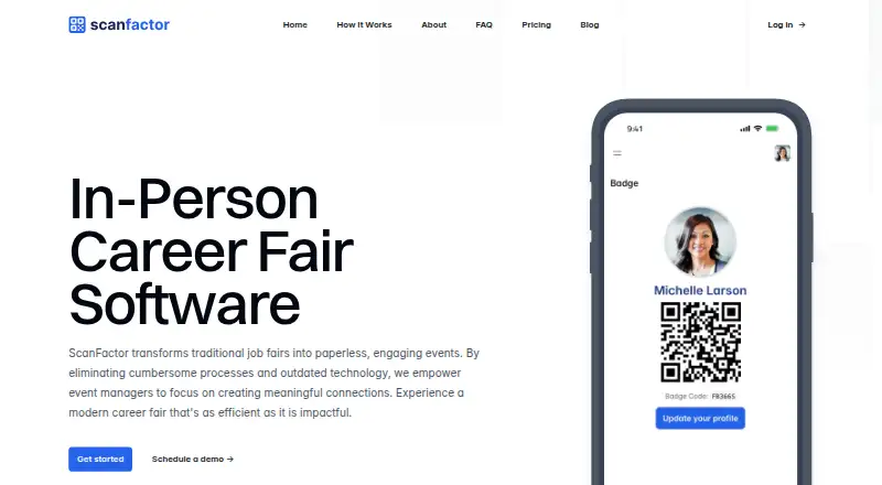 The ScanFactor homepage
