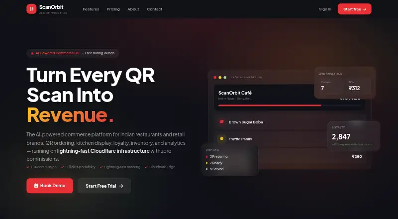 The ScanOrbit homepage