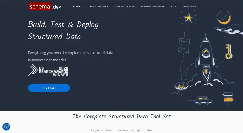 The Schema.dev homepage