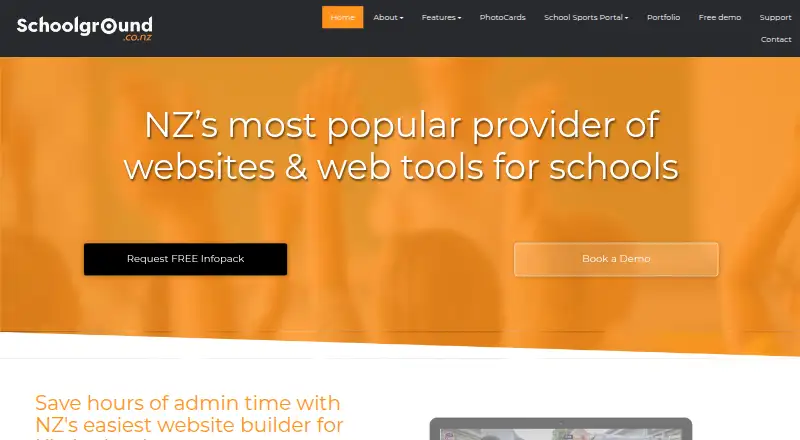 The Schoolground homepage