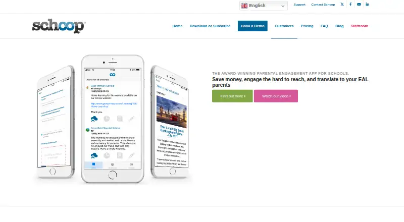 The Schoop homepage
